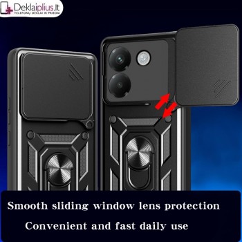 5in1 smūgiams atsparus dėklas su žiedu ir kameros apsauga (Xiaomi Poco M7 Pro 5G) 5in1 smūgiams atsparus dėklas su žiedu ir kameros apsauga (Xiaomi Poco M7 Pro 5G)